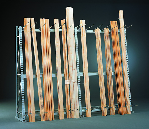 Idomelemtároló egyoldalas alapmező META MINI-RACK 76673 típus 2200x1400x500 mm festett
