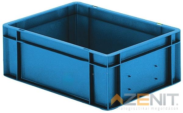 Műanyag szállítóláda 400×300×145 mm kék színben